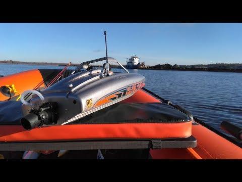 Лодка с ВОДОМЕТОМ ... тест-драйв и обслуживание ProBoat River Jet 23