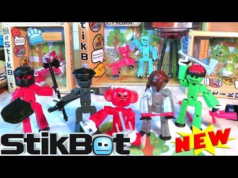 NEW STIKBOT - Stop Motion анимация у вас дома! Сделай мультик Стикбот сам! #STIKBOT Pets